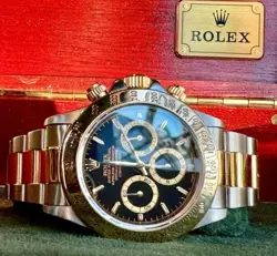 1994 Rolex Zenith Daytona Ref 16523 - Men's Vintage Steel/Gold Watch   Box!