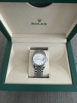 ROLEX DATEJUST 36MM JUBILEE FLUTED WHITE DIAL