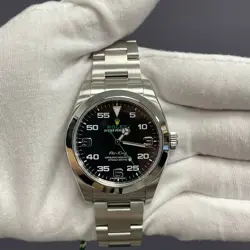 ROLEX AIR-KING 40MM BLACK DIAL WATCH 116900