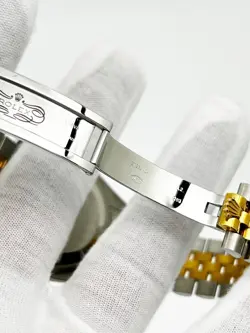 Rolex Datejust 116233 Arabic Jubilee Dial 18K Yellow Gold Steel Partial STICKERS