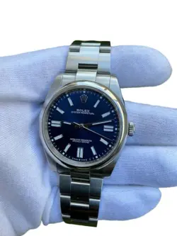 ROLEX OYSTER PERPETUAL 124300  BLUE DIAL 41MM