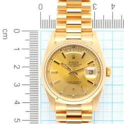 ROLEX Day date Watches 18238 K18 yellow gold L serial 1989-1990 model used
