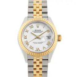 ROLEX DATEJUST 28 279173 WHITE ROME RANDOM NUMBER SECOND HAND WOMEN