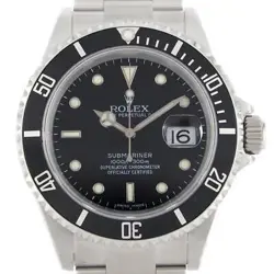 AUTHENTIC ROLEX SUBMARINER DATE 16610 SS AUTOMATIC SERIAL INFO:Z SERIAL  #270...