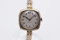 ROLEX  R.W.C.LTD K9 GOLD ANTIQUE WRISTWATCH 1930S