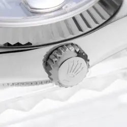 ROLEX Datejust 10P Diamond 79174G Blue Y Number second hand Women