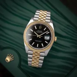 ROLEX DATEJUST BLACK DIAL 2019 FULL SET - 126333