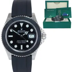 2023 NEW PAPERS ROLEX YACHT-MASTER 226659 WHITE GOLD 42MM OYSTERFLEX WATCH BOX