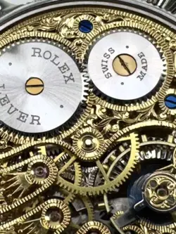 Wrist Watch Men.  Rolex Antique Geneva Movement 1920-25s