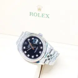 ROLEX 36MM BLACK DIAMONDS DATEJUST  116234 (G SERIES)