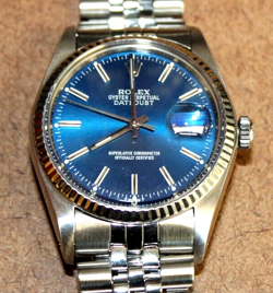 MEN'S BLUE DIAL