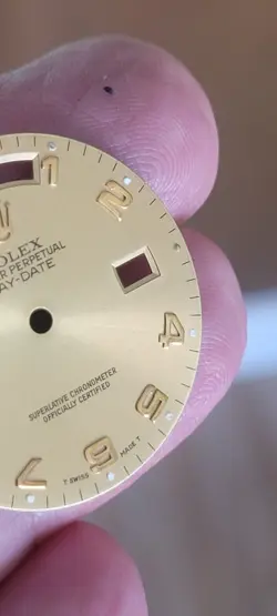Rolex 100% original beautiful Gold Arabic numerals for 18038 or 18238 president