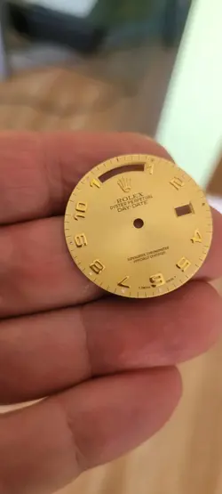 Rolex 100% original beautiful Gold Arabic numerals for 18038 or 18238 president