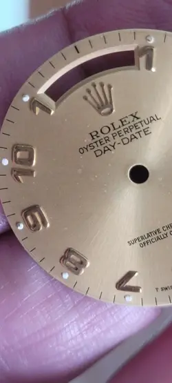 Rolex 100% original beautiful Gold Arabic numerals for 18038 or 18238 president
