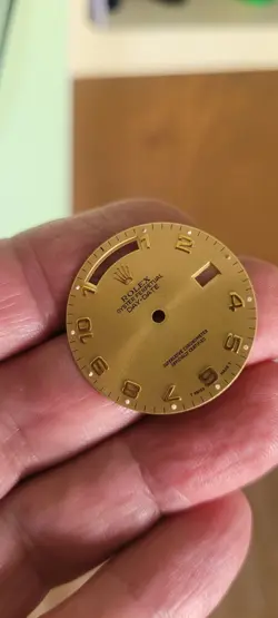 Rolex 100% original beautiful Gold Arabic numerals for 18038 or 18238 president