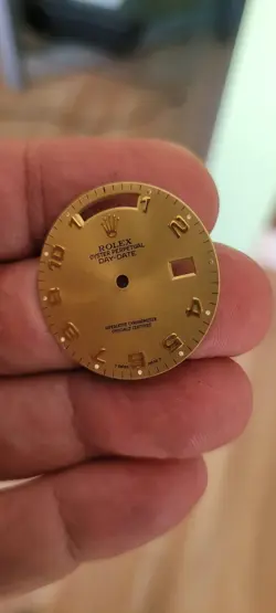 Rolex 100% original beautiful Gold Arabic numerals for 18038 or 18238 president