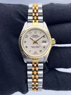 Rolex Datejust 79173 Cream Anniversary Dial Ladies Watch
