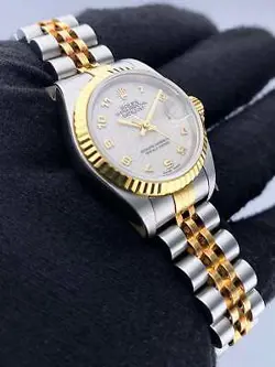 Rolex Datejust 79173 Cream Anniversary Dial Ladies Watch