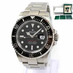 2024 ROLEX SEA-DWELLER RED LETTER 126600 43MM BLACK DIAL BOX PAPERS