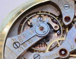 45mm 1940s ROLEX Swiss POCKET WATCH 17 jewels Manual Wind (Broken hairspring)