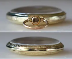 45mm 1940s ROLEX Swiss POCKET WATCH 17 jewels Manual Wind (Broken hairspring)