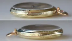 45mm 1940s ROLEX Swiss POCKET WATCH 17 jewels Manual Wind (Broken hairspring)