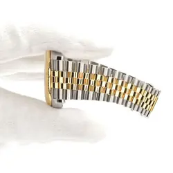 rolex Datejust 126233G K18YG/SS 10P diamond watch men TO169369