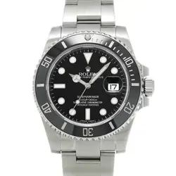 USED ROLEX SUBMARINER DATE 116610LN BLACK CASE: 40×40MM MEN'S WATCH #1012823