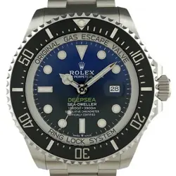 USED ROLEX SEA-DWELLER DEEP SEA 126660 BLUE CASE: 44MM MEN'S WATCH #1011623
