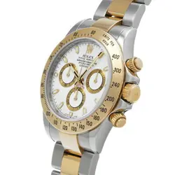 USED ROLEX Cosmograph Daytona 116523 White Case: 40×40mm Men's Watch #102323