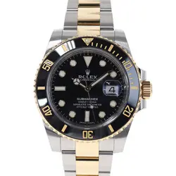 USED ROLEX SUBMARINER DATE 116613LN BLACK CASE: 40MM MEN'S WATCH #101923