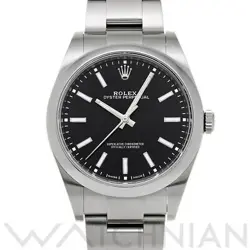 USED ROLEX OYSTER PERPETUAL 39 114300 BLACK CASE: 39×39MM MEN'S WATCH #1011023