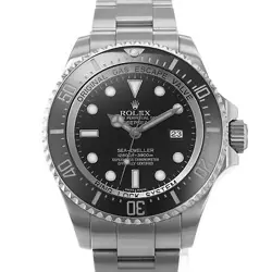 ROLEX SEA-DWELLER DEEPSEA 116660 BLACK DIAL STAINLESS STEEL AUTOMATIC MENS WATCH