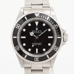ROLEX SUBMARINER 14060M SS AT BLACK DIAL 2 EXTRA LINKS