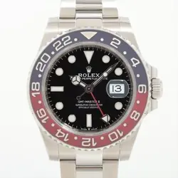 ROLEX GMT MASTER II 126710BLRO SS AT BLACK DIAL OYSTER BRACELET