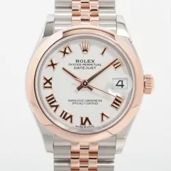 ROLEX DATEJUST 278241 SS×PG AT WHITE DIAL 1 EXTRA LINK