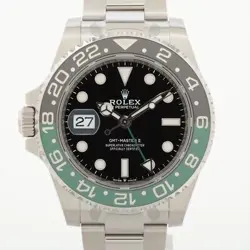 ROLEX GMT MASTER II 126720VTNR SS AT BLACK DIAL 1 EXTRA LINK