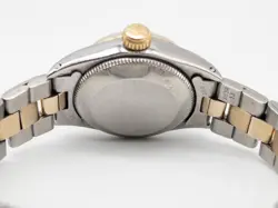 $9000 ROLEX DATEJUST PINK MOP DIAMOND 18K YELLOW GOLD SS LADIES WATCH SERVICED