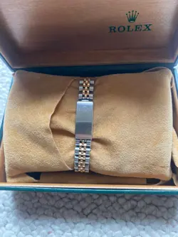 Vintage 1992 ladies rolex datejust 26mm steel/gold