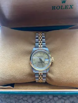 Vintage 1992 ladies rolex datejust 26mm steel/gold