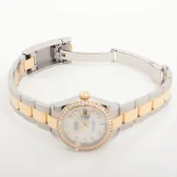 Rolex Datejust 279383RBR SS×YG AT Shell-Face oyster bracelet