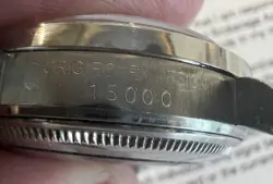 Men VINTAGE Rolex Oyster Perpetual Date Steel Diamond White Roman Buckley 34mm