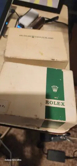 Rolex Watch In Box  With Original Paperwork At Least 50 Years Old - Still Works!