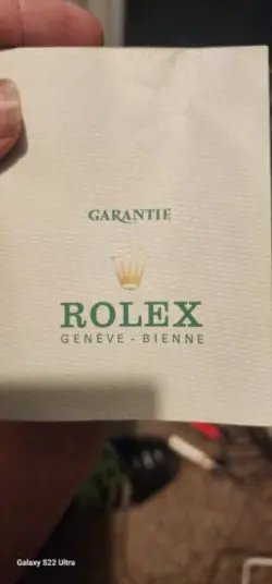 Rolex Watch In Box  With Original Paperwork At Least 50 Years Old - Still Works!
