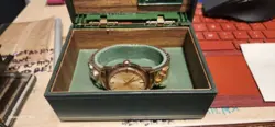 Rolex Watch In Box  With Original Paperwork At Least 50 Years Old - Still Works!