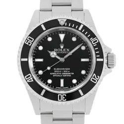 ROLEX SUBMARINER NO DATE 14060M BLACK G NUMBER SECOND HAND MENS