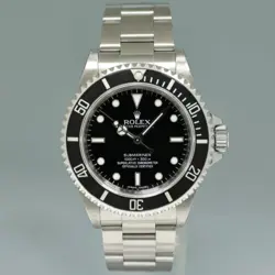 2009 ENGRAVED REHAUT Rolex Submariner No-Date 4 line 14060M Steel Black Watch