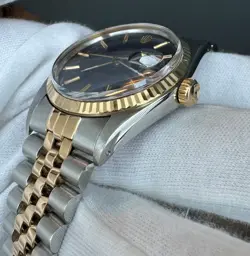 1987 Rolex Datejust Ref. 16013 | Indigo Blue Dial - Just Serviced - Box   Papers