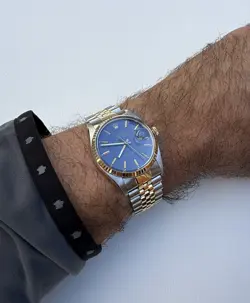 1987 Rolex Datejust Ref. 16013 | Indigo Blue Dial - Just Serviced - Box   Papers