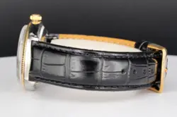 SILVER DIAL BLACK